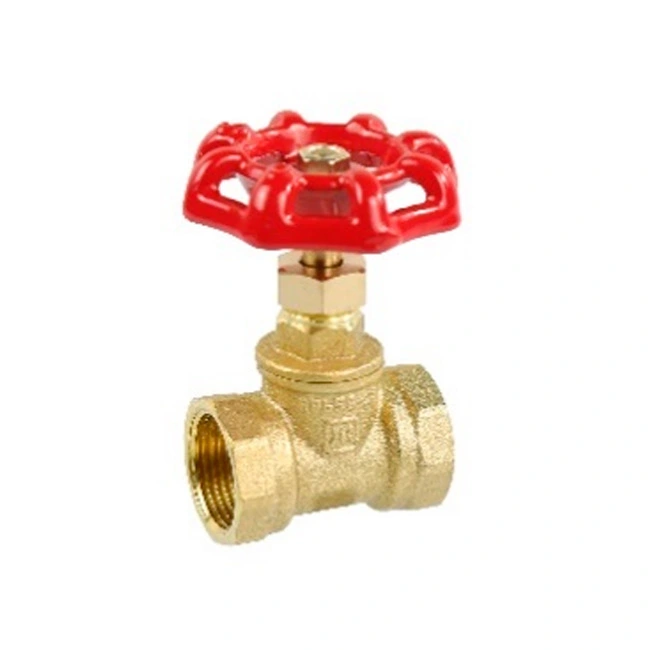 brass curb stop valve