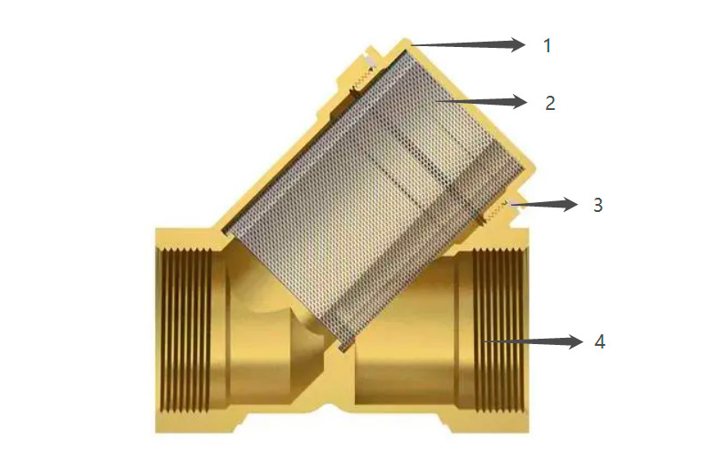 Product Description of BRASS Y STRAINER 607