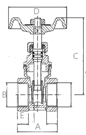 5172 gate valve light weight type product description