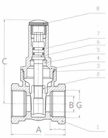 5173 lockable gate valve light weight type product description