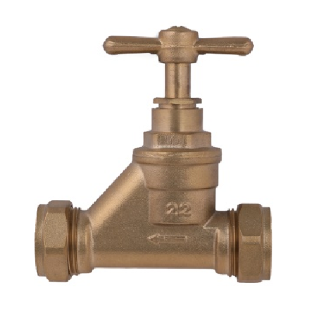 5332 brass stop valve