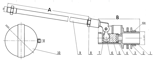 5901 float ball valve product description