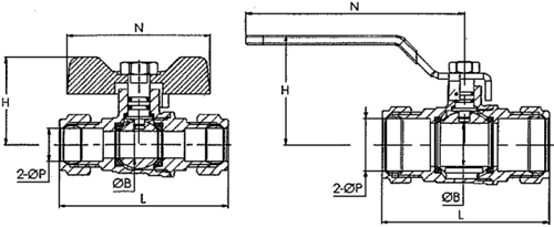 brass sleeve ball valve 5286 φ12 product description