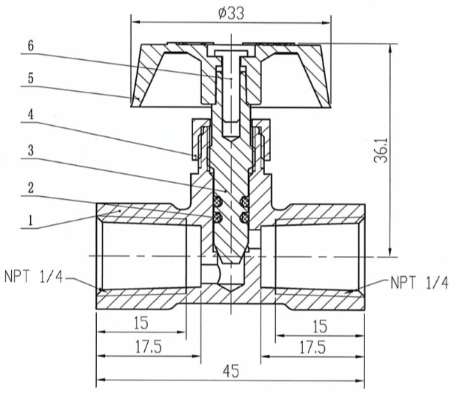 5350 needle valve product description