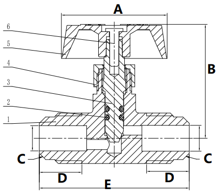 5351 needle valve product description