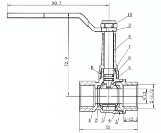 4236 brass ball valve product description