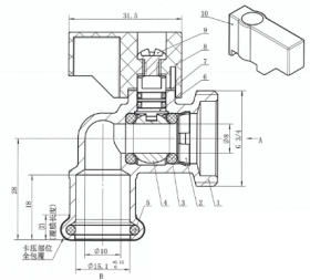 52013 press fit valve product description