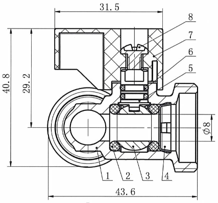 52014 press fit valve product description