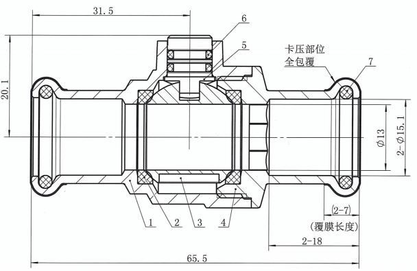 52016 press fit valve product description