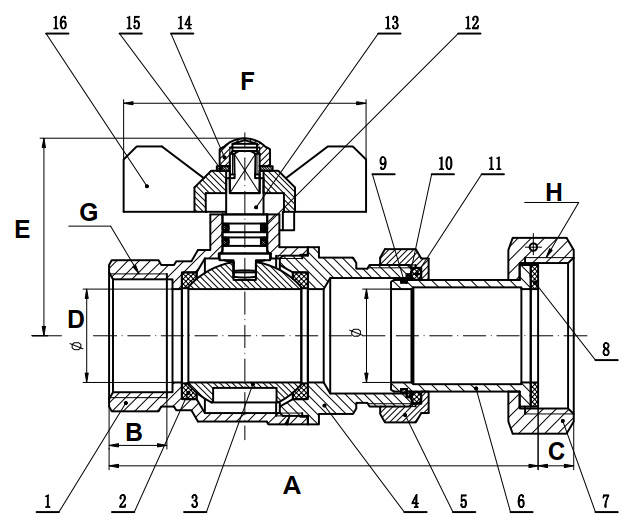 279 brass gate valves 