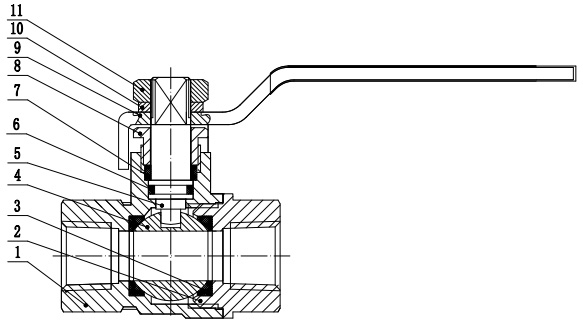 5285 brass ball valve 