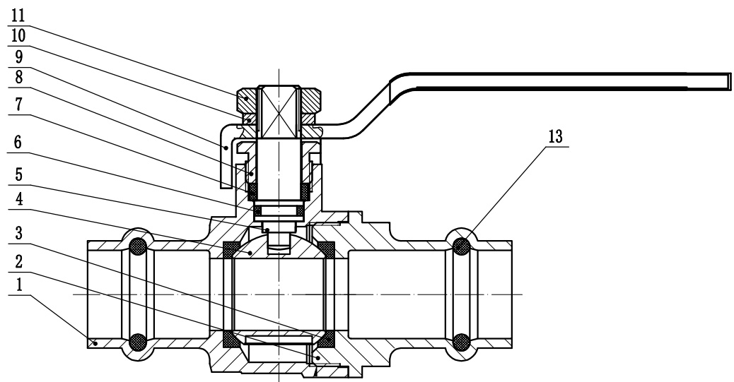 5295 brass ball valve 