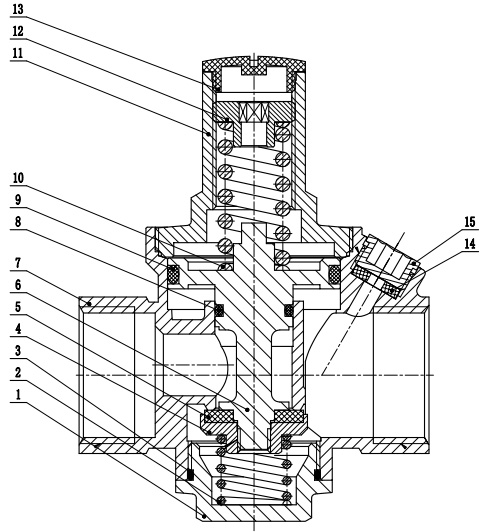 57371 gas ball valve 