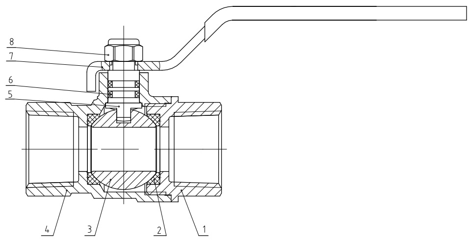 rt90601 brass ball valve 