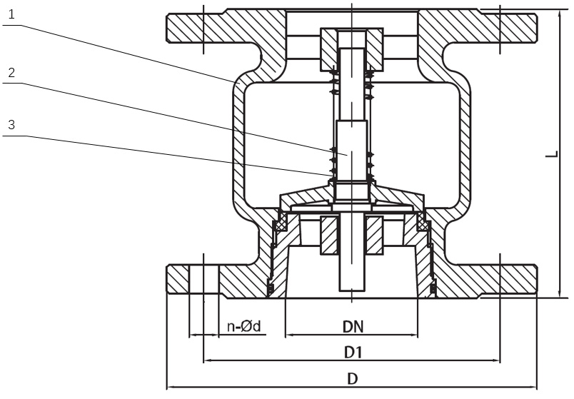 1401 muffle check valve 
