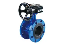 FLANGE TYPE WORM GEAR BUTTERFLY VALVE