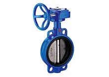 WAFER TYPE WORM GEAR BUTTERFLY VALVE