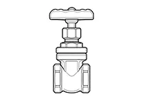 BRASS GATE VALVE