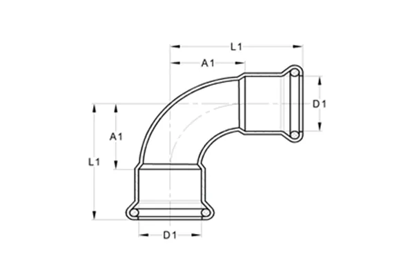 COPPER PRESS FITTING