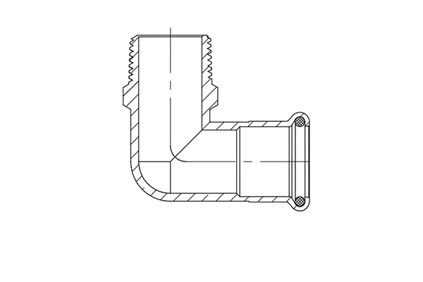 BRASS PRESS FITTING