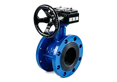 FLANGE TYPE WORM GEAR BUTTERFLY VALVE