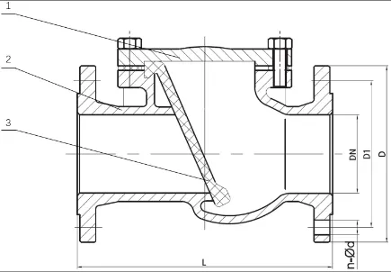 1413 RUBBER FLAP CHECK VALVE
