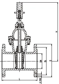 ELASTIC-SEAT ENCLOSED GATE VALVE