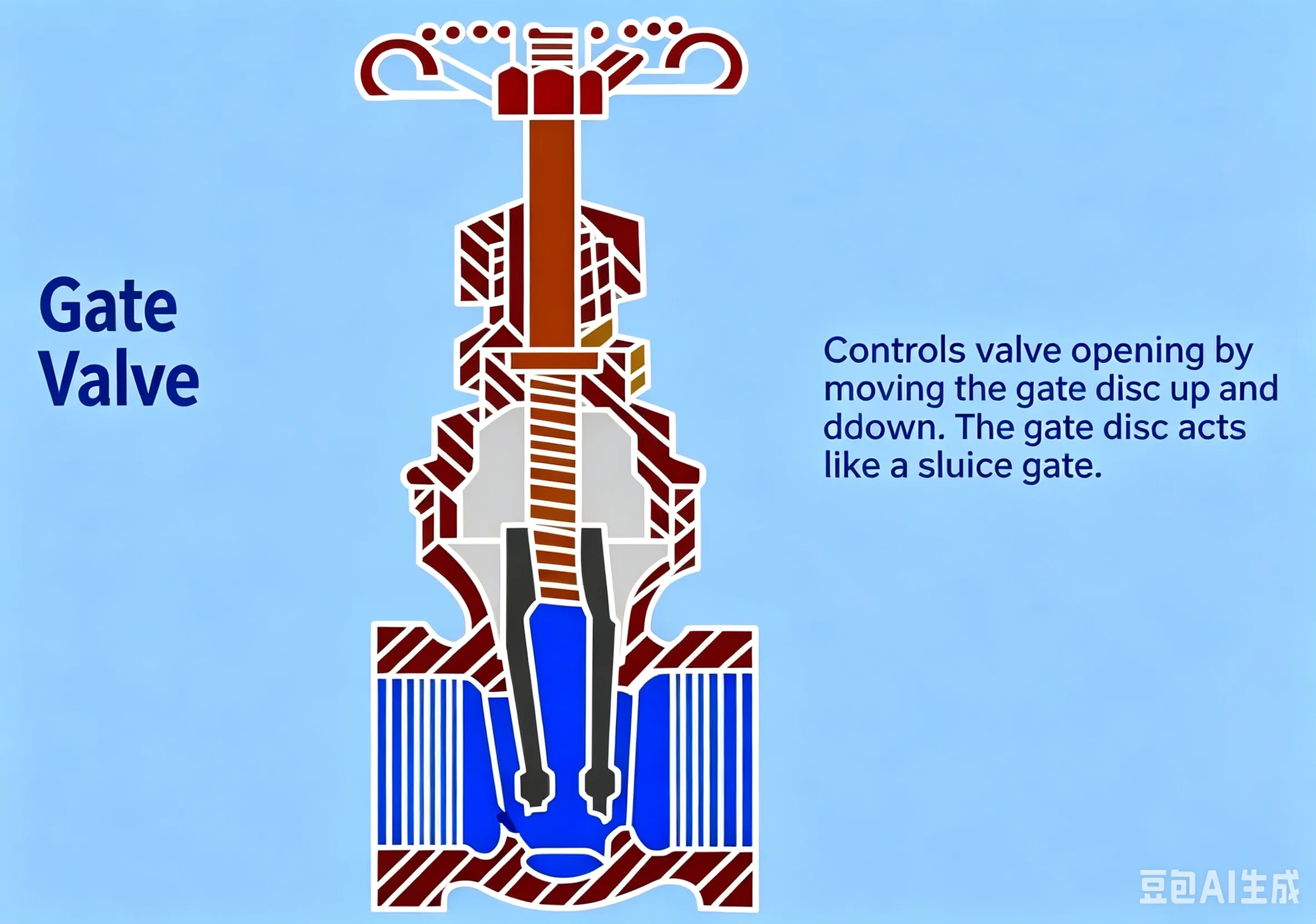 Selection and placement of water supply and drainage valves; advantages and disadvantages of different valve types.
