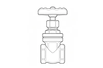 BRASS GATE VALVE